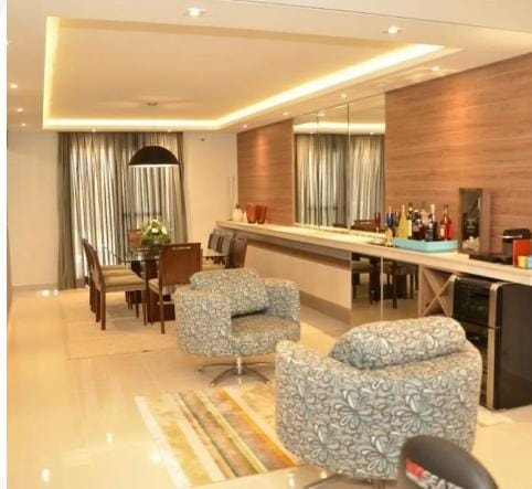 Sala com Sanca e Iluminação LED